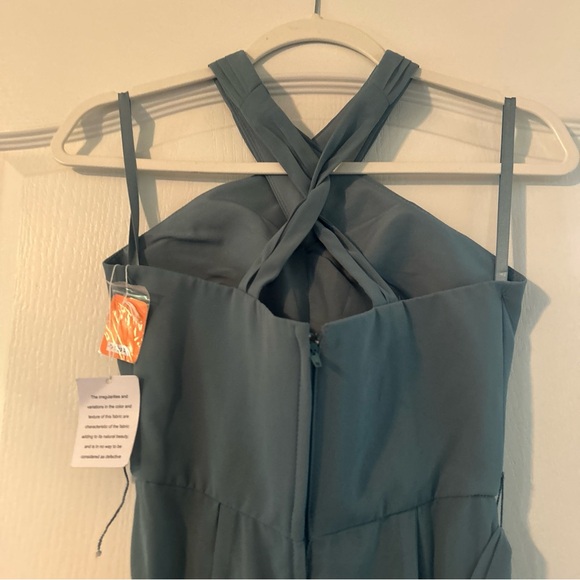 Kennedy Blue halter bridesmaid dress - Picture 4 of 8